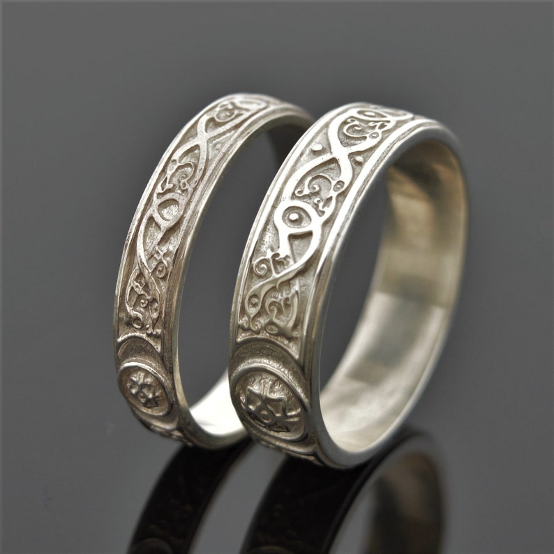 Celtic Warrior Ardagh Chalice Designed and Made in lreland Celtic Warrior Wedding Ring Unique wedding Ring Celtic Warrior Ring