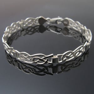 Celtic Knot Bracelet | Sterling Silver Celtic Link Bracelet | Unisex Celtic Bracelet | Unique Irish Celtic Bracelet | Handmade in Ireland
