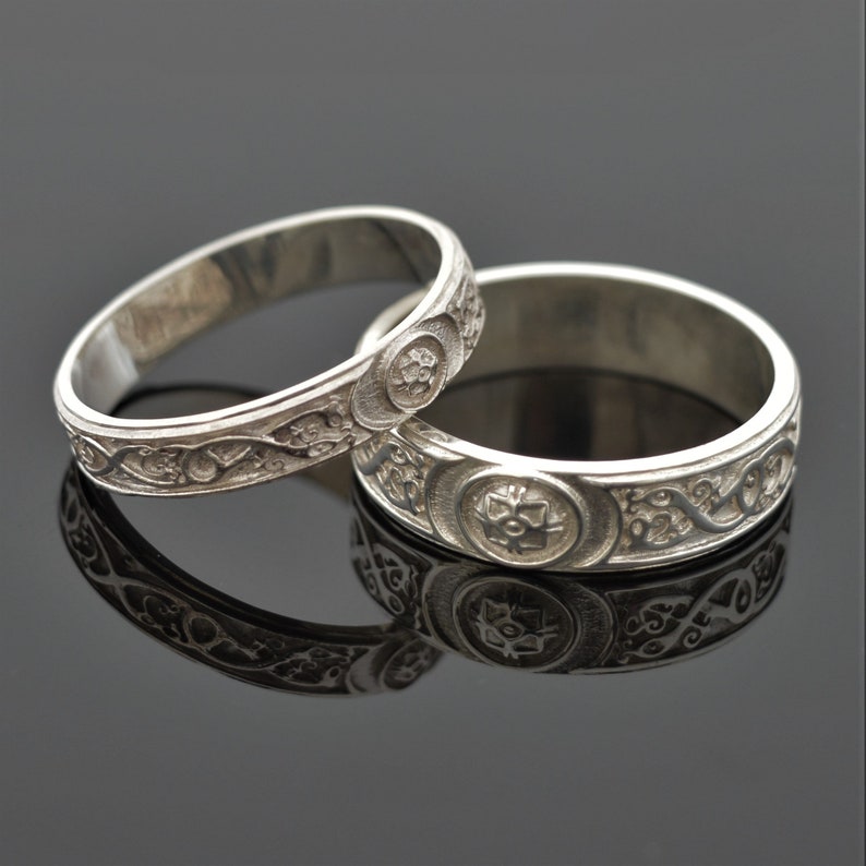 Celtic Warrior Ardagh Chalice Designed and Made in lreland Celtic Warrior Wedding Ring Unique wedding Ring Celtic Warrior Ring