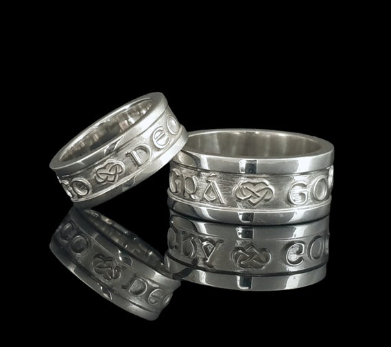 Silver love bands sale