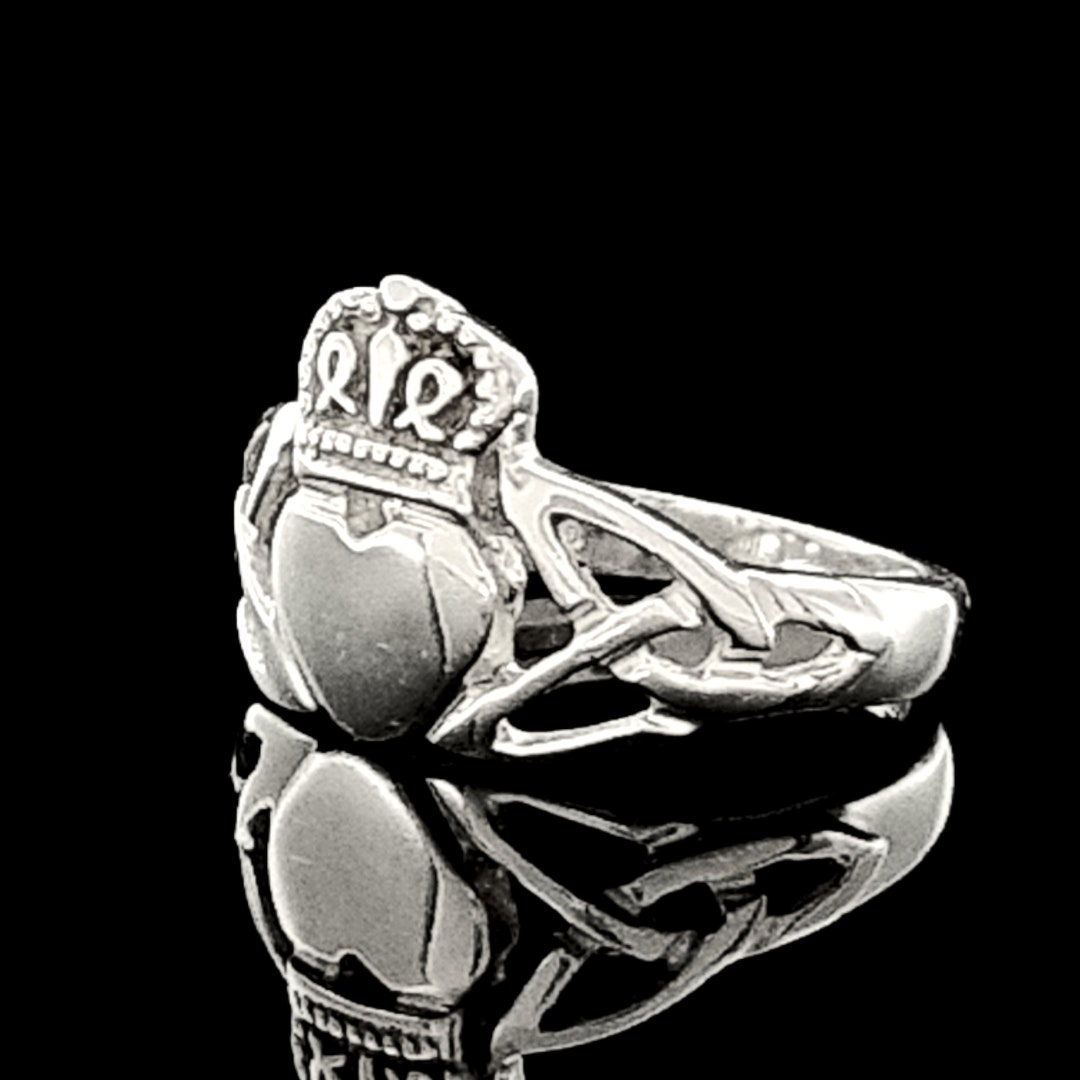 Sterling Silver Claddagh Ring Silver Claddagh Ring Unisex Claddagh Ring ...