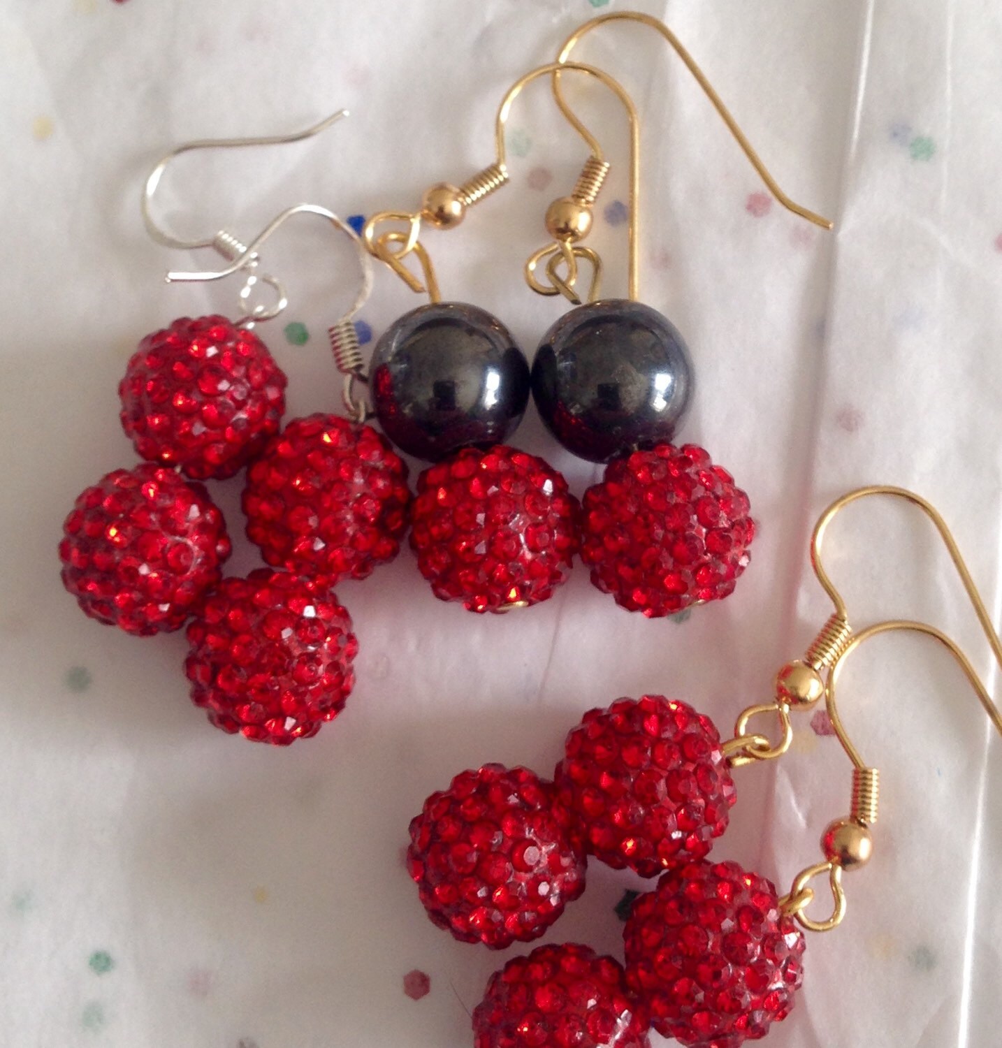 Shamballa earrings Clearance