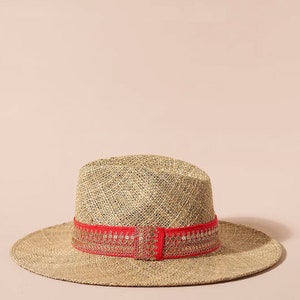 Cesar Rosa Straw Hat X Maradji