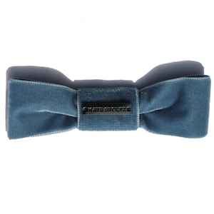 Velvet Hair Bow Clip/ 2 Colors /Plush Double Sided 1.5 x 5 inches
