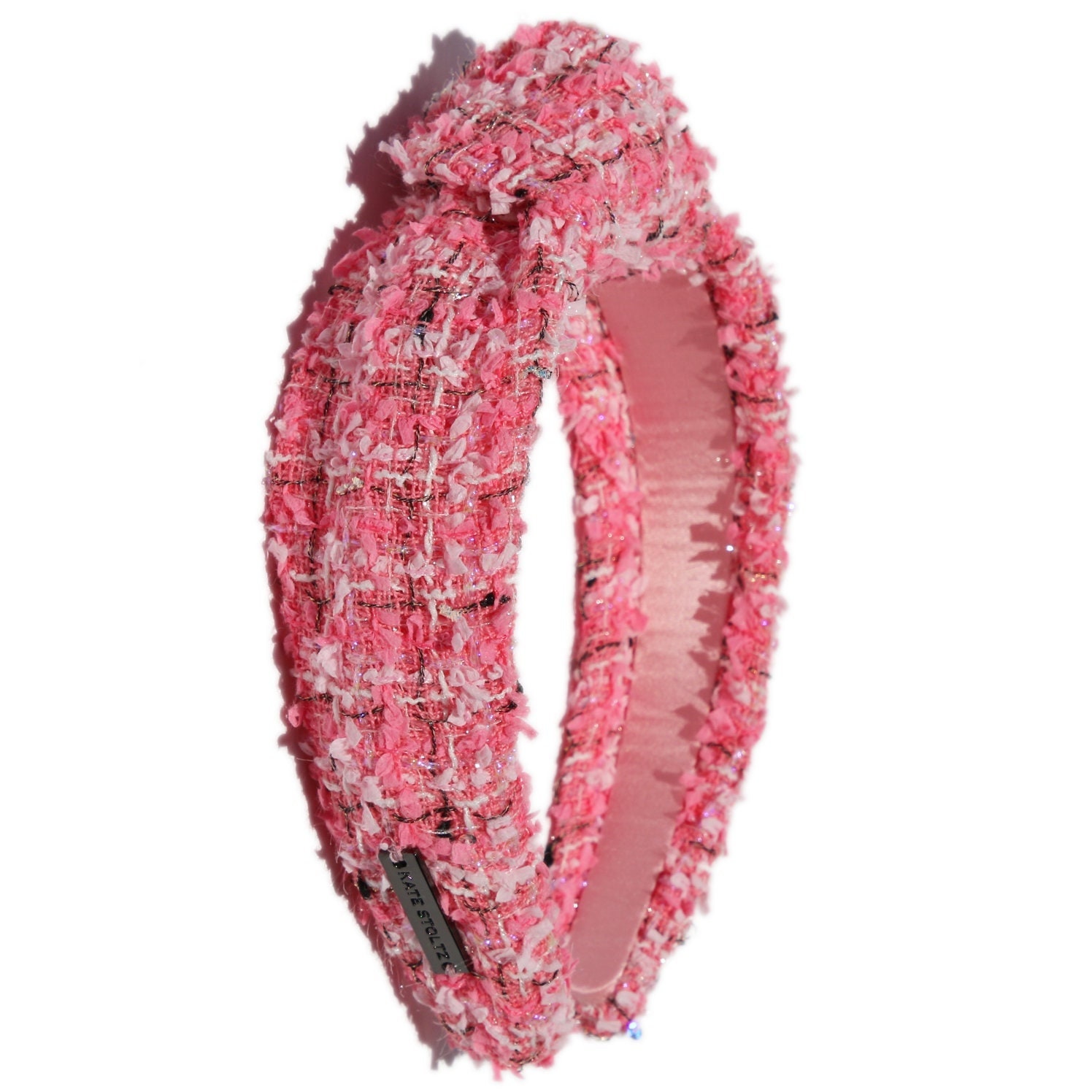 Party Pink Knot Tweed Headband by Kate Stoltz - Etsy display picture 1