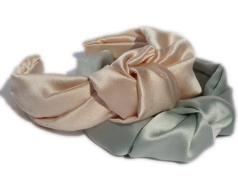 99 Color Options / Satin Silk Knot Headband