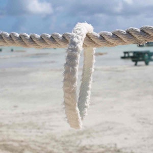 Frayed White Linen Headband hand finished with Grosgrain image 1