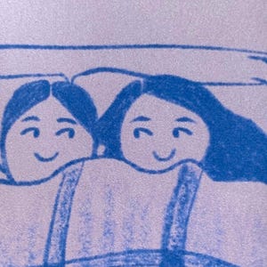 Love Sick Mini Zine: Sapphic Lesbian Romance Comic Book Gift | Long Distance, COVID Cautious, Pandemic