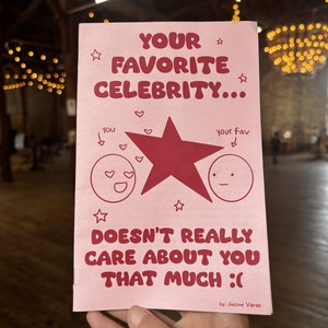Parasocial Relationships Zine: Pop Culture Critique, Anti-Capitalist, consumerism, corporations | Celebrity Analysis