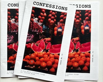 Confessions Zine - Per-Zine on Shame & Guilt | DIY Poetry, Photography, and Writing