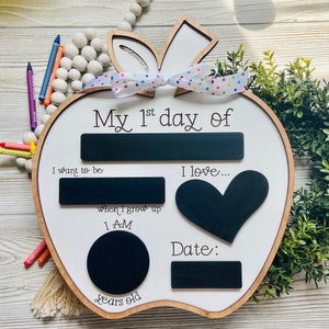 First Day Of School Chalkboard Sign/School Milestone Sign