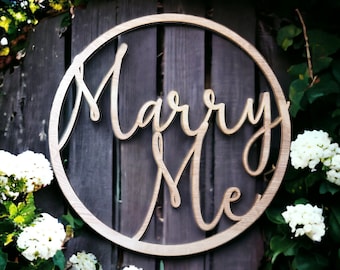 Engagement Sign/Marry Me Sign/Proposal Sign/Wood Engagement Sign