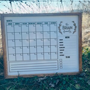 Customized Calendar with To Do list and Notes