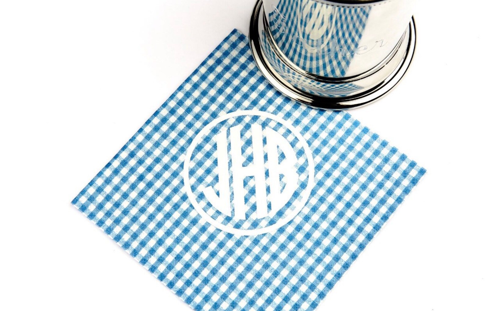 Monogrammed Paper Cocktail Napkins. Personalized Embossed Etsy Australia