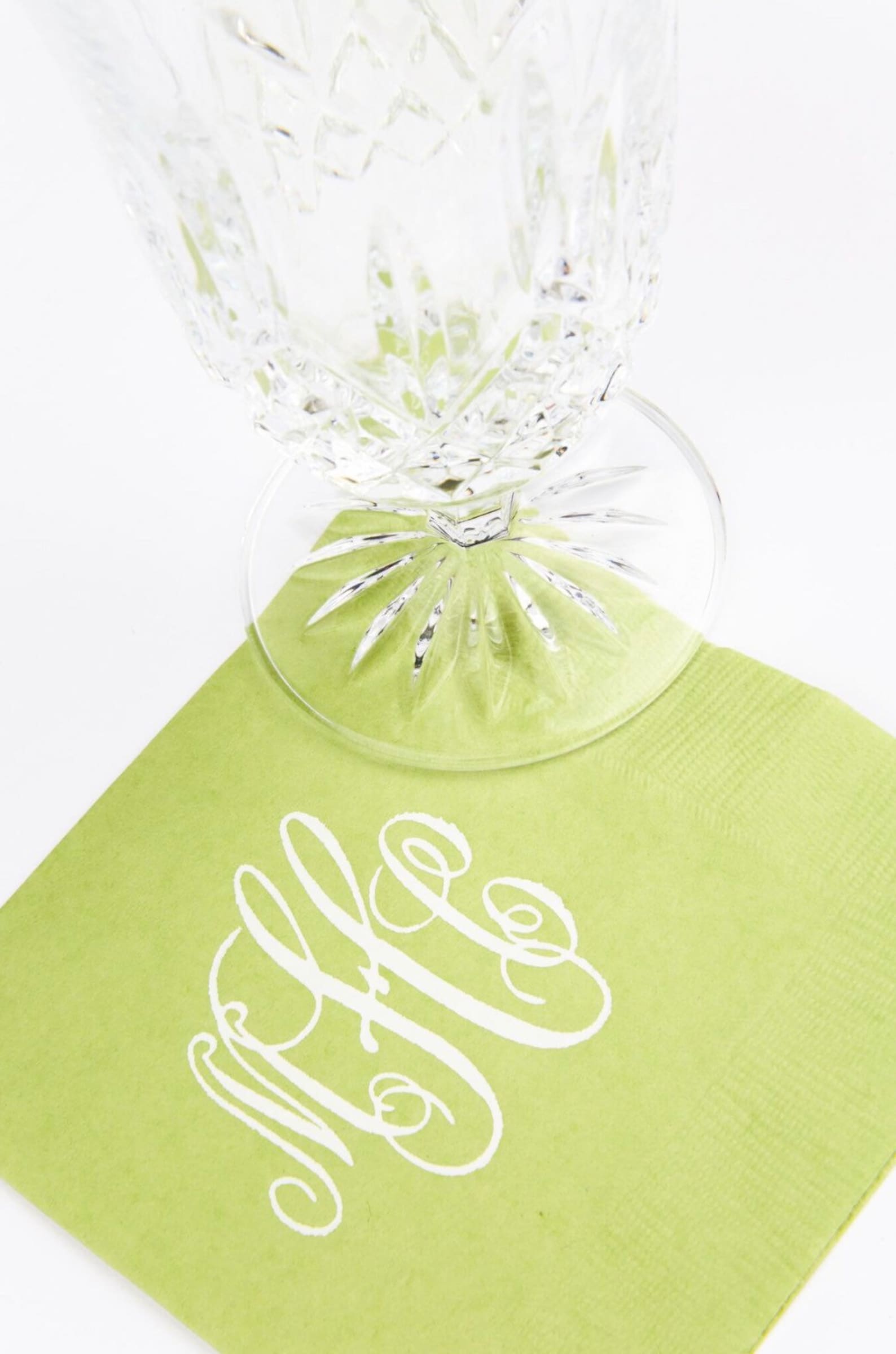 Monogrammed Paper Cocktail Napkins. Personalized Embossed Etsy Australia