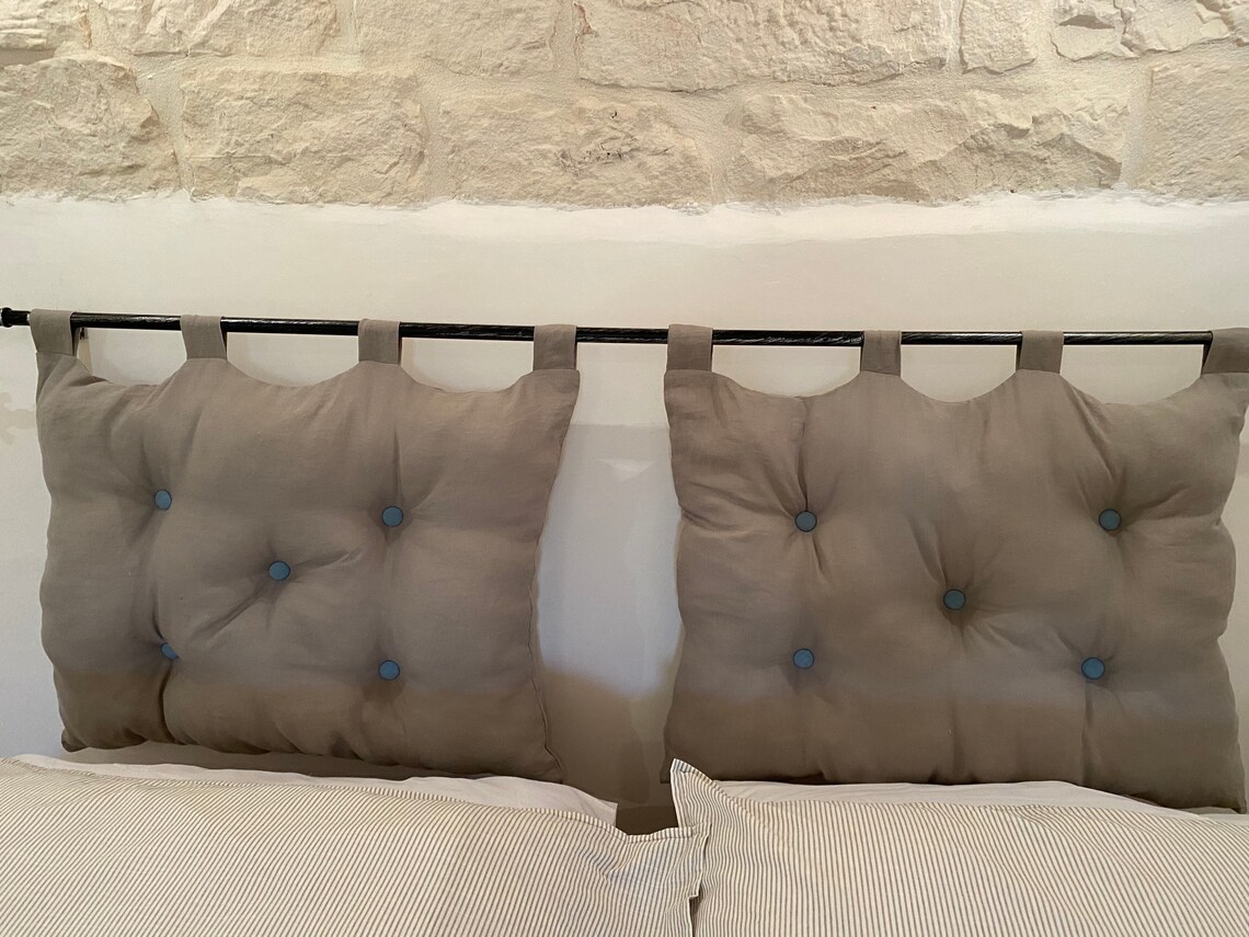 Headboard linen Cushions Tufted headboard cushions Etsy