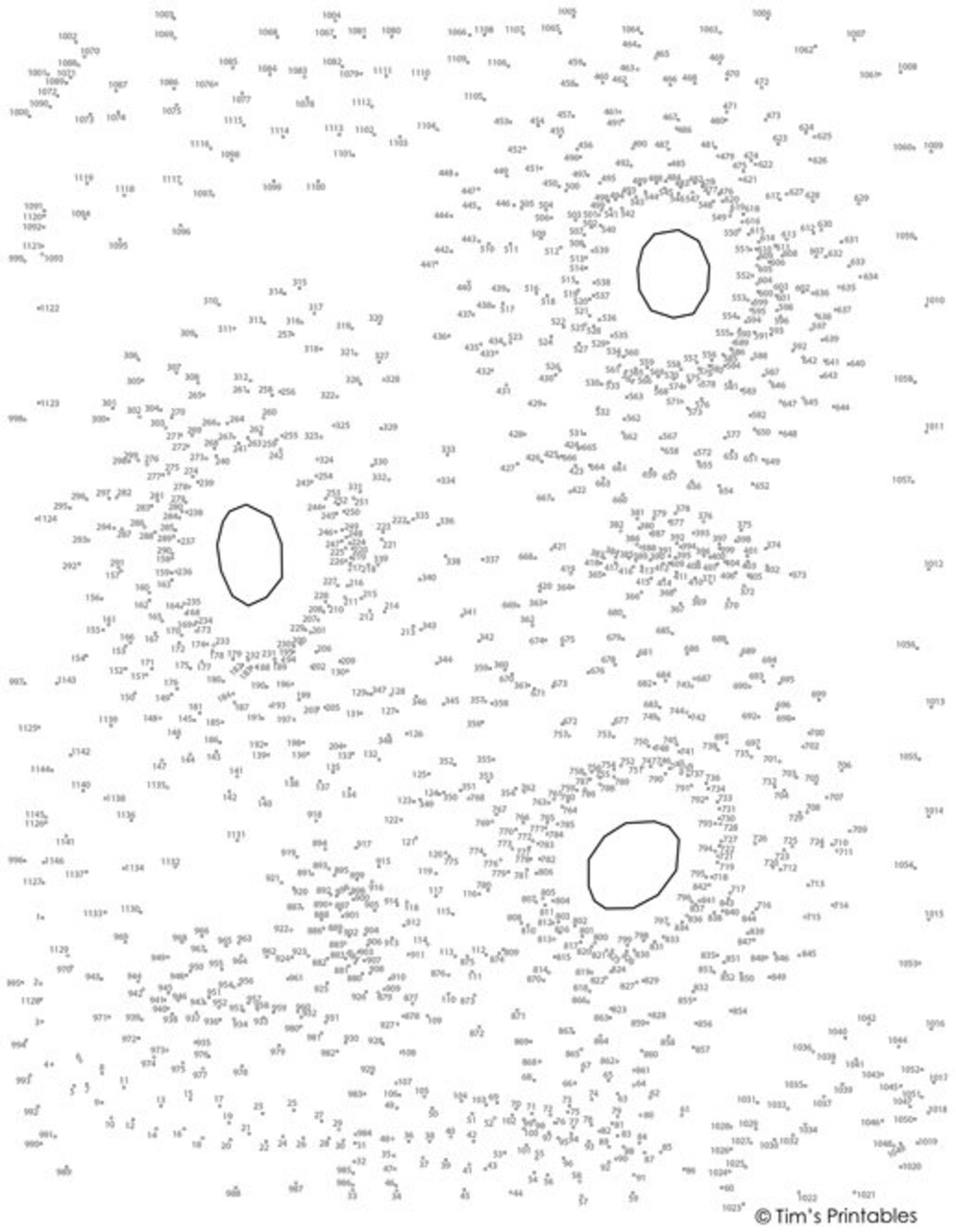 Sunflower Dot-to-dot / Connect the Dots PDF - 1145 Dots - Etsy