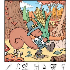 Thanksgiving Hidden Objects Puzzle PDF