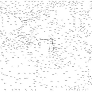 May include: A black and white connect the dots puzzle with numbers 1 to 581. The puzzle features a variety of shapes and designs, including a flower, a tree, and a bird.
