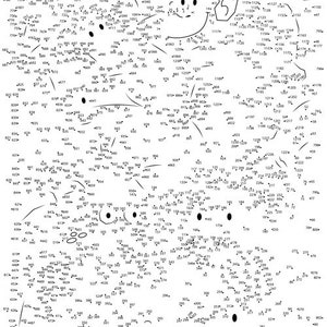 Rainforest Animals Dot-to-Dot / Connect the Dots - 1245 Dots