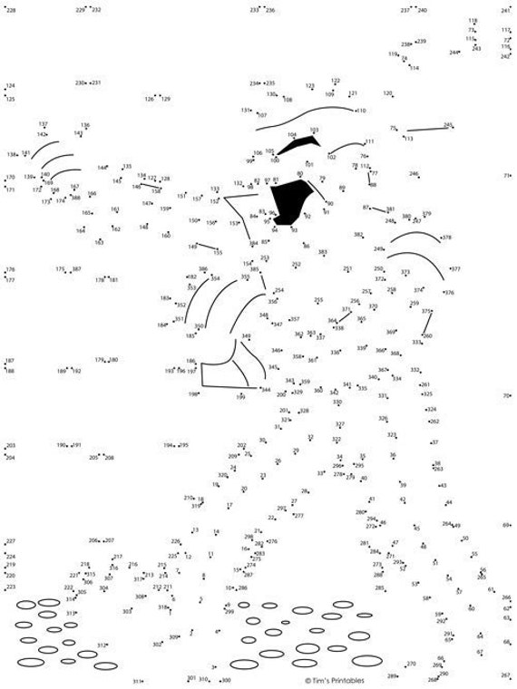 Mummy Dot-to-dot / Connect the Dots 388 Dots - Etsy