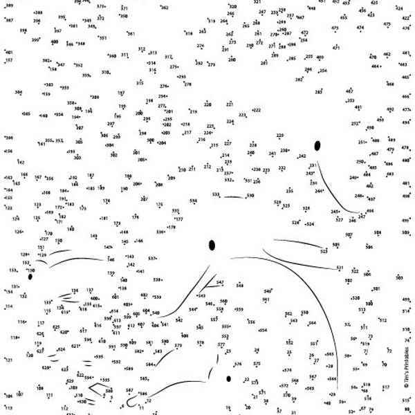 Dolphin Dot-to-Dot / Connect the Dots PDF