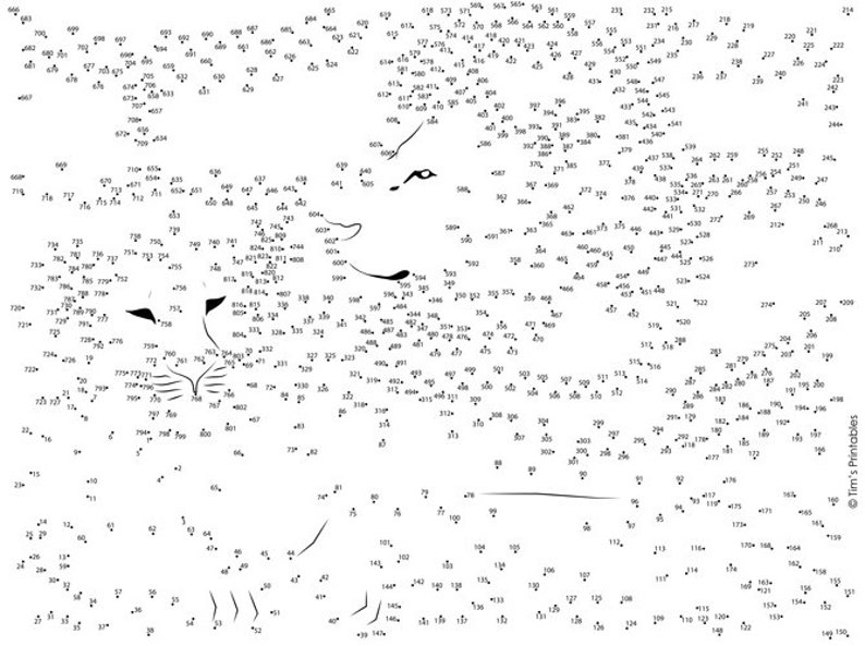 Animal Extreme Difficulty Dot-to-Dot / Connect the Dots Vol.1 PDF image 7