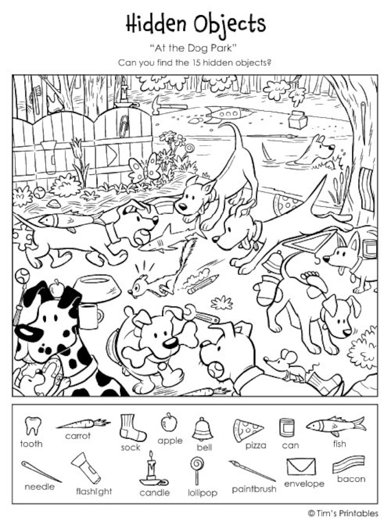 Hidden Pictures Puzzle