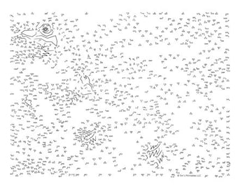 Tyrannosaurus Rex Extreme moeilijkheidsgraad Van punt tot punt / Connect the Dots pdf