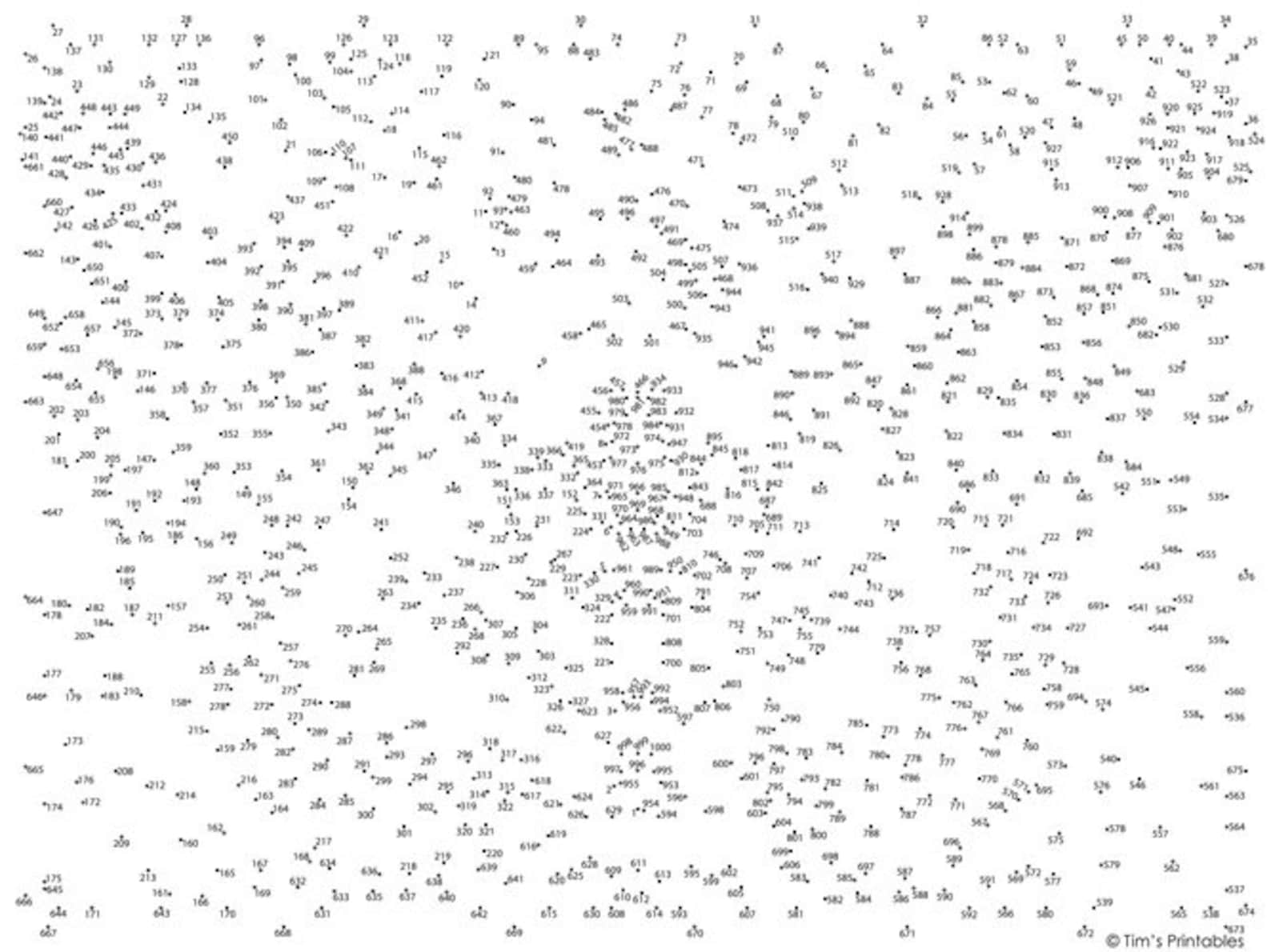 Butterfly Dot to dot Connect The Dots PDF 1000 Dots Etsy
