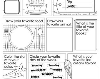 Get to Know Me Questions Packet