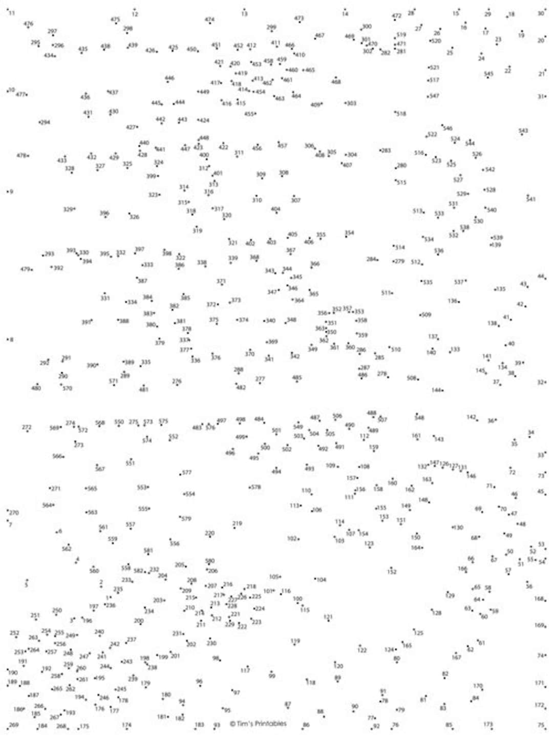 Happy New Year Extreme Dot-to-dot / Connect the Dots - Etsy