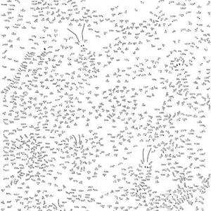 Spring Butterflies Extreme Difficulty Dot-to-Dot / Connect the Dots PDF - 1460 Dots!