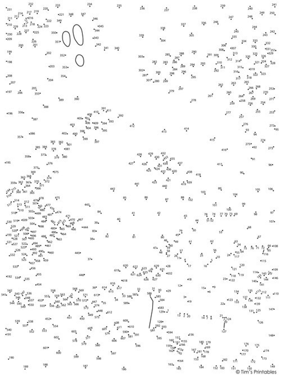 Ghost Dot-to-dot / Connect the Dots PDF - Etsy