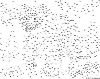 Grizzly Bear Extreme Difficulty Dot-to-Dot / Connect the Dots PDF