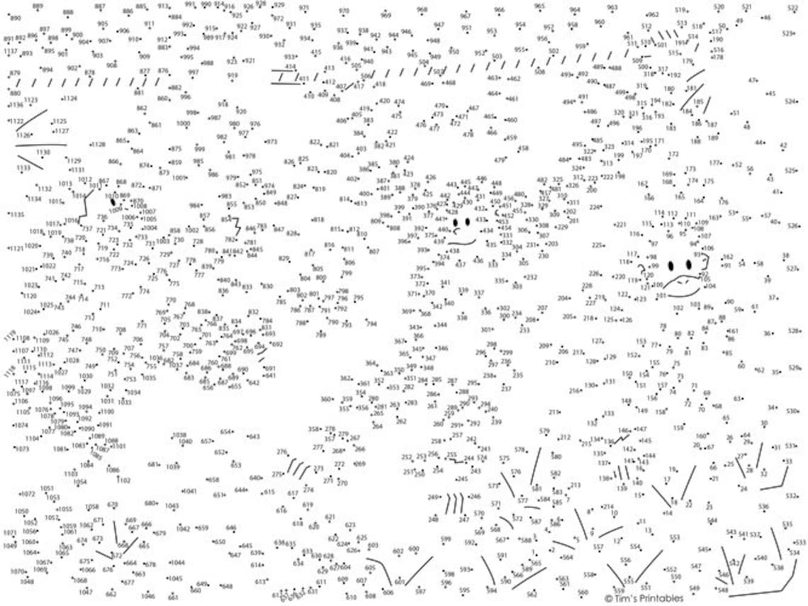 Orangutan Extreme Dot to Dot Connect The Dots PDF Etsy