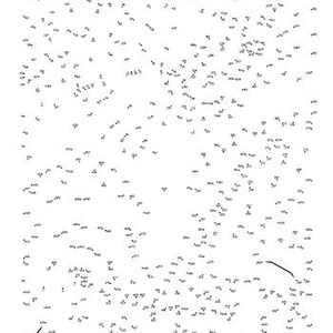 May include: A black and white dot-to-dot puzzle with numbers scattered across the page. The numbers range from 1 to over 400. The image also includes a curved line and the text "© Tim's Printables LLC".