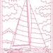 Sailboat Dot-to-dot / Connect the Dots PDF - 476 Dots - Etsy