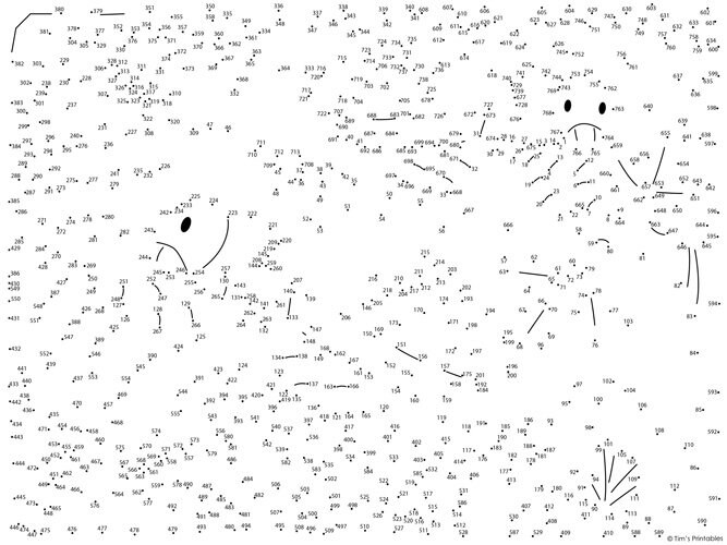 Grasshopper Dot-to-dot / Connect the Dots PDF - Etsy