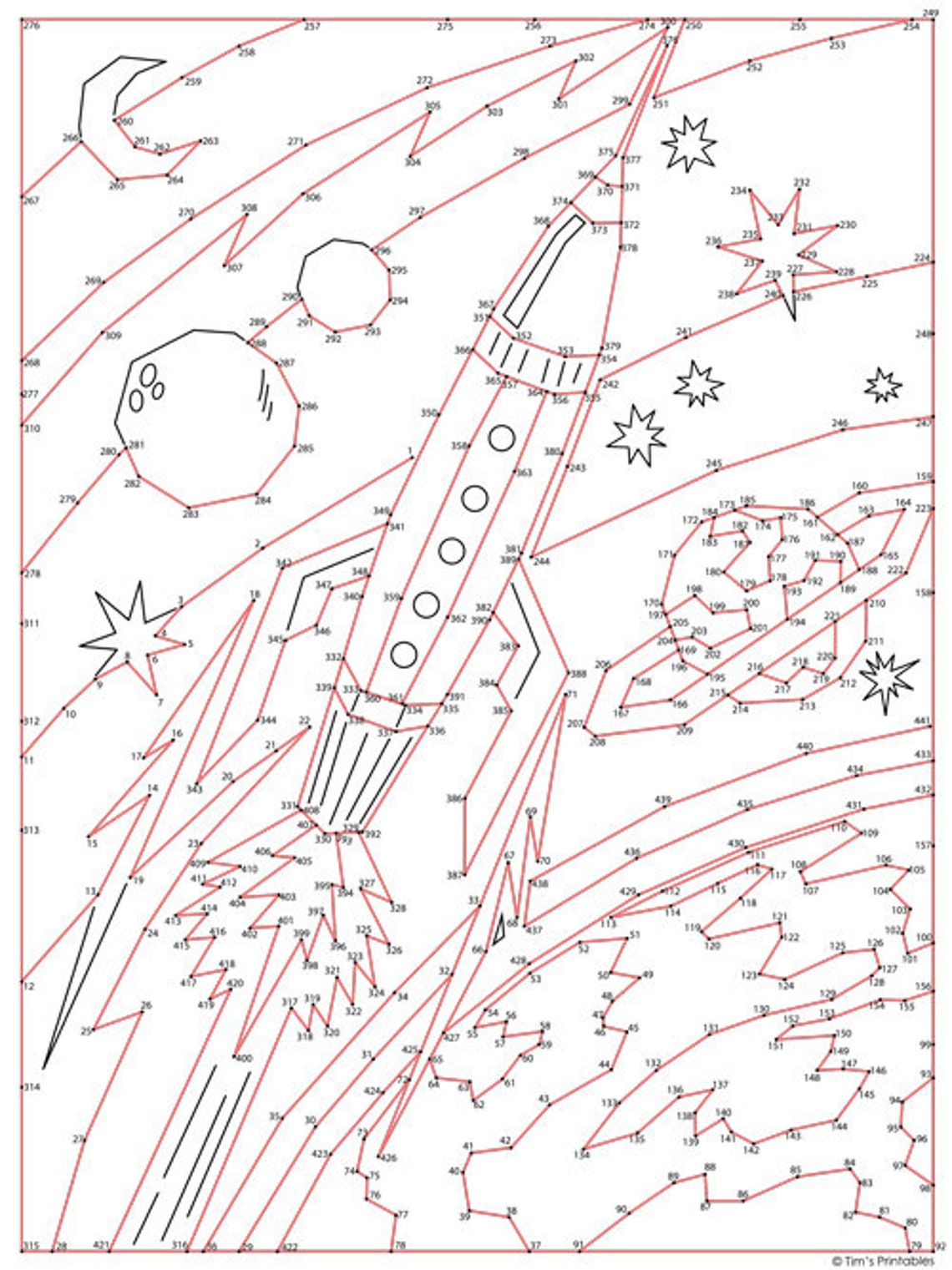 Rocket Ship Dot to dot Connect The Dots 441 Dots Etsy rocket-ship-dot-to-dot-connect-the-dots-441-dots-etsy