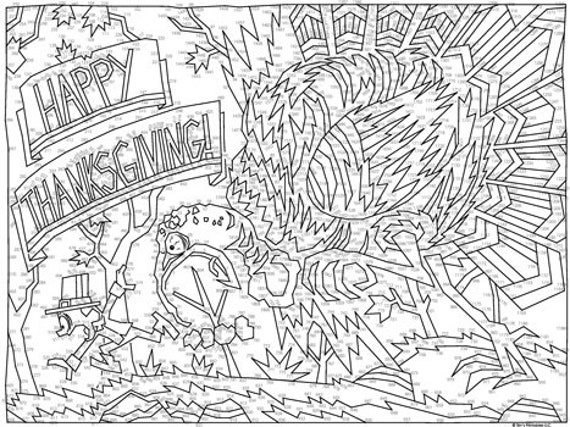 Thanksgiving Extreme Difficulty Dot-to-dot / Connect the Thanksgiving Extreme Difficulty Dot-to-dot / Connect the