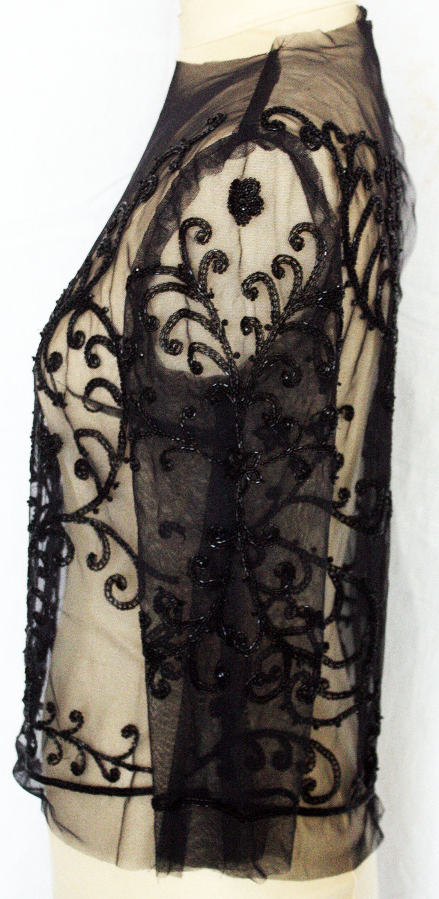 Unfinshed Hand Beaded Formal / After 5 Top Blouse Elegant  display picture 1