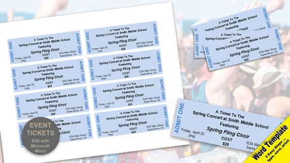 Como Hacer Entradas Para Eventos En Photoshop