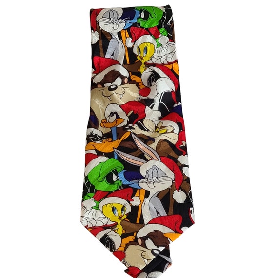 Looney Tunes Christmas tie 1997