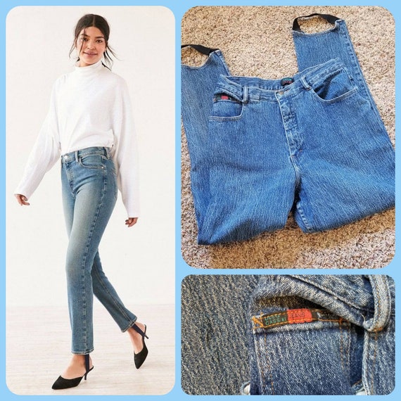 vintage high rise mom jeans