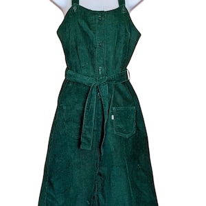Green Corduroy Jumper Dress - Etsy