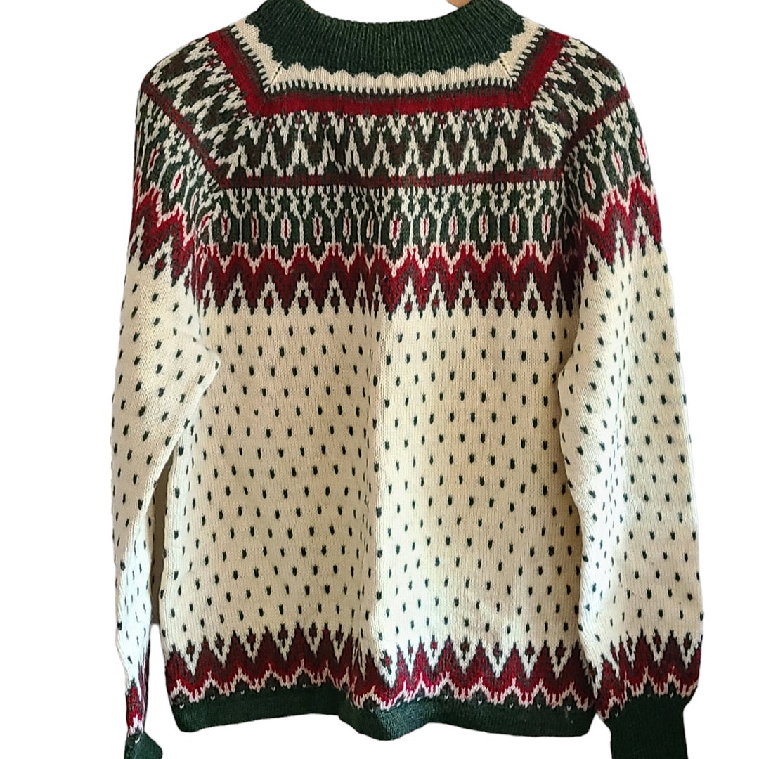 Paul Mage Fair Isle Wool Sweater - Etsy