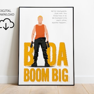 Korben Dallas/The Fifth Element/Newlyweds/LeeLoo/Sci Fi/Art Print/Digital Download