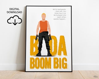 Korben Dallas/The Fifth Element/Newlyweds/LeeLoo/Sci Fi/Art Print/Digital Download