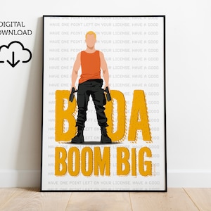 Korben Dallas/The Fifth Element/Taxi/LeeLoo/Sci Fi/Art Print/Digital Download